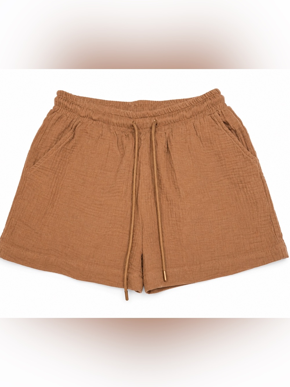 Aralina Brown 100% Cotton Skort medium shorts